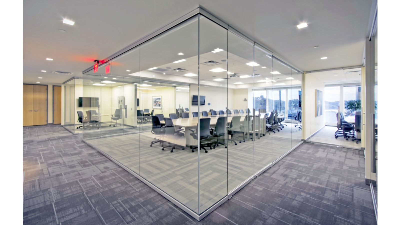 CRL Clear View Glass Wall Office System